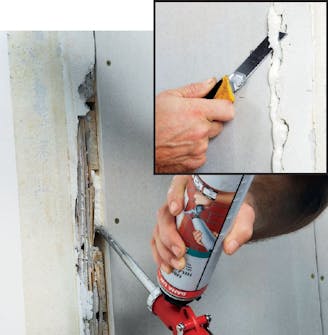 Blænde dør: Ekspansionsskum Blænde dør: Ekspansionsskum